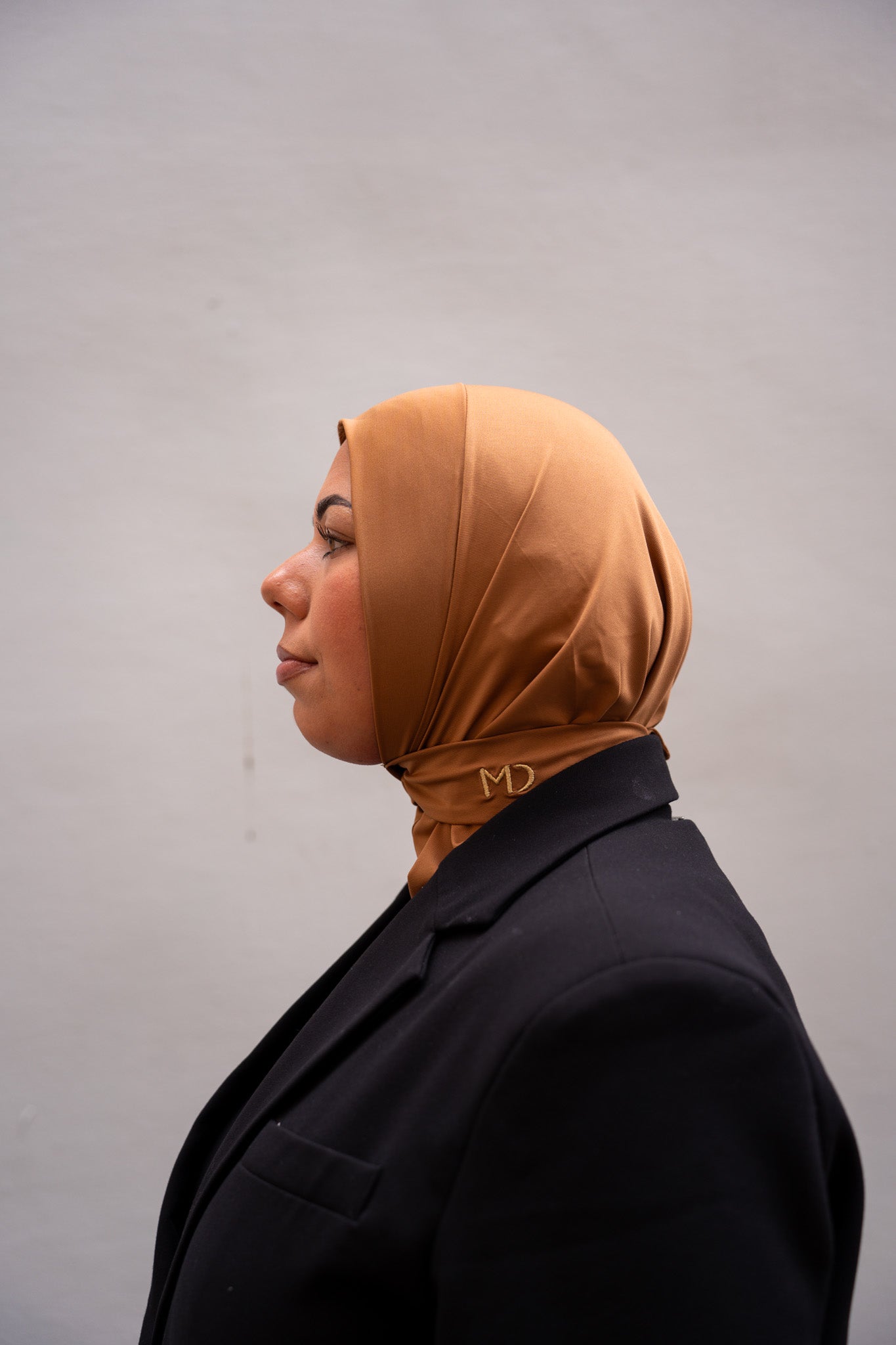 Instant hijab Camel