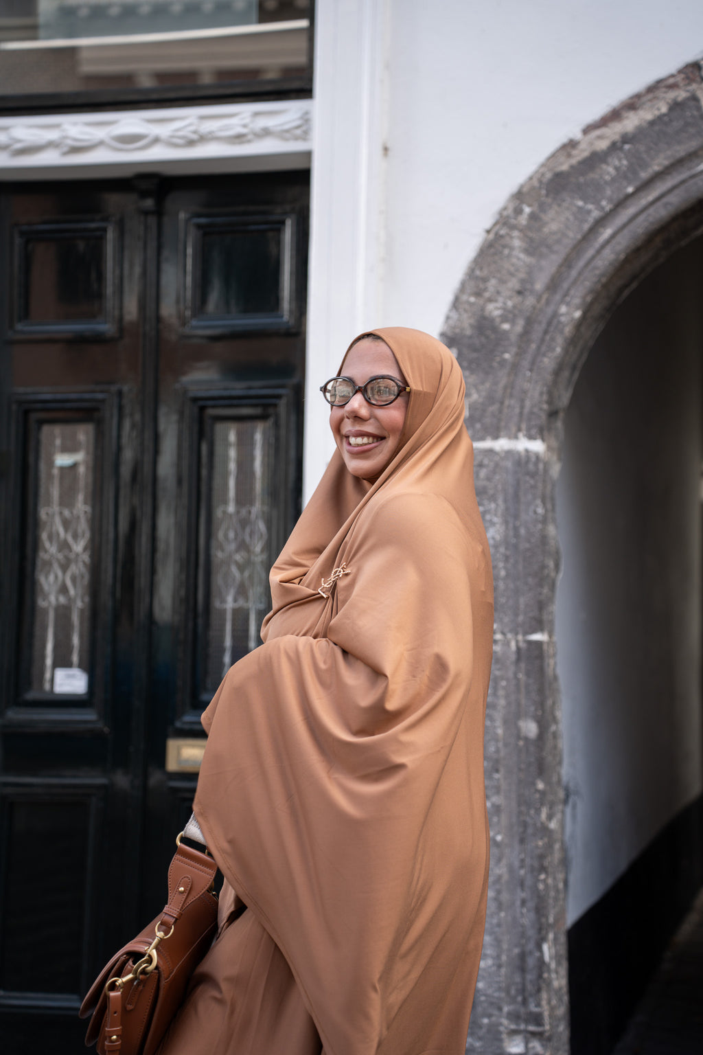 Khimaar Camel Brown