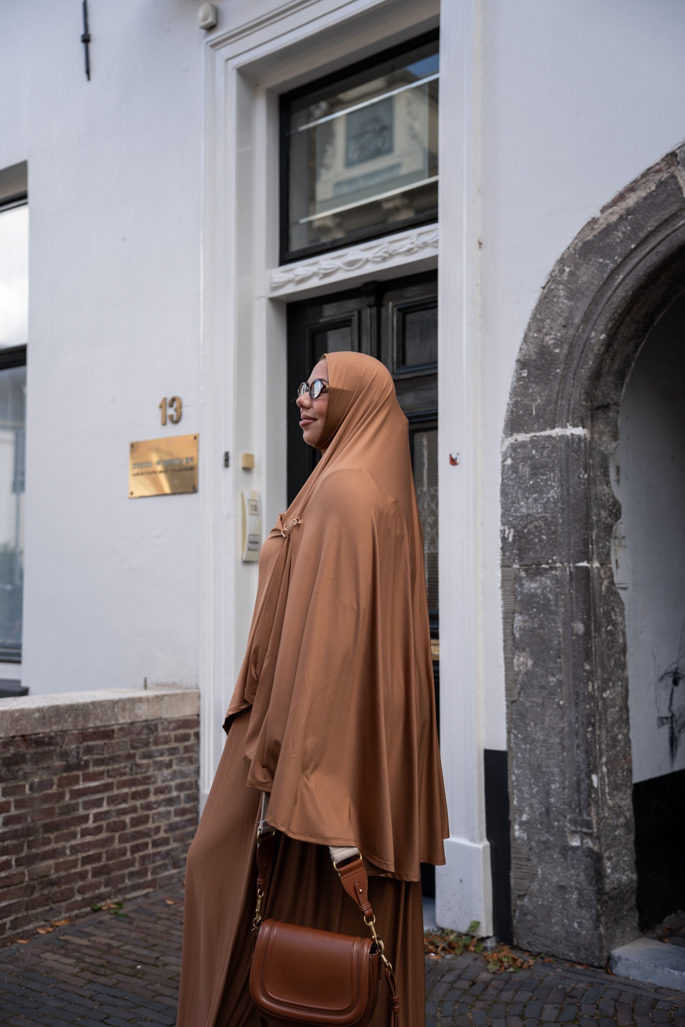 Khimaar Camel Brown